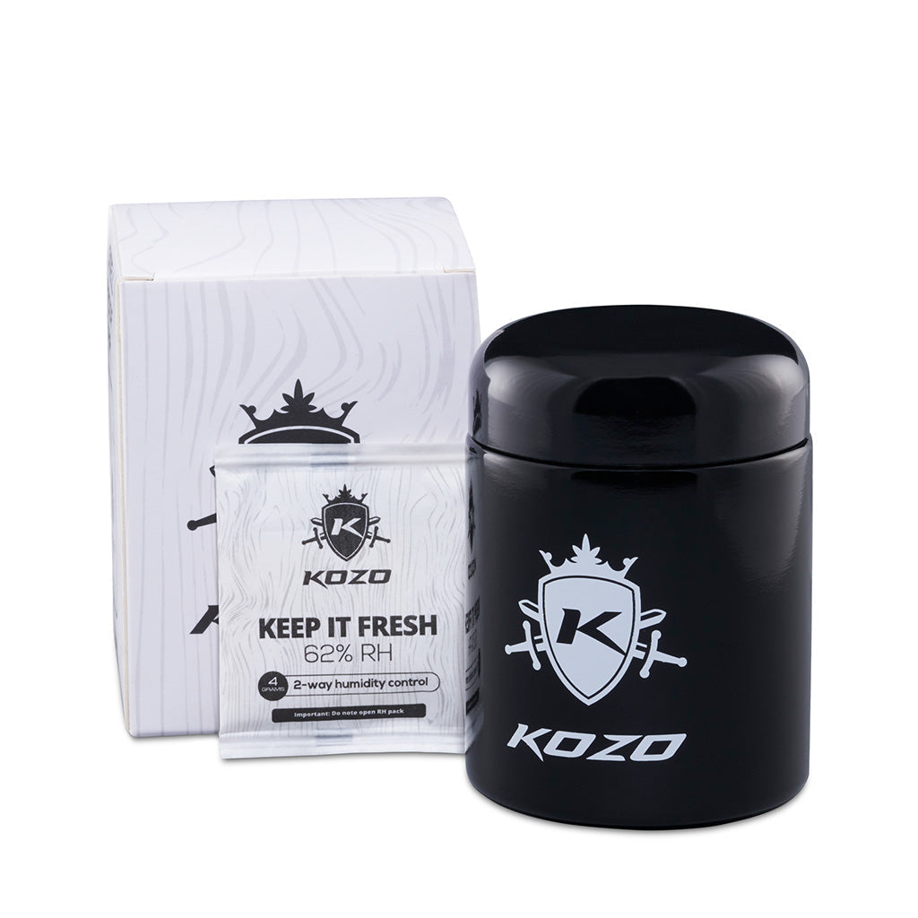 Kozo Grinders ­Glass Jars Two Sizes Available