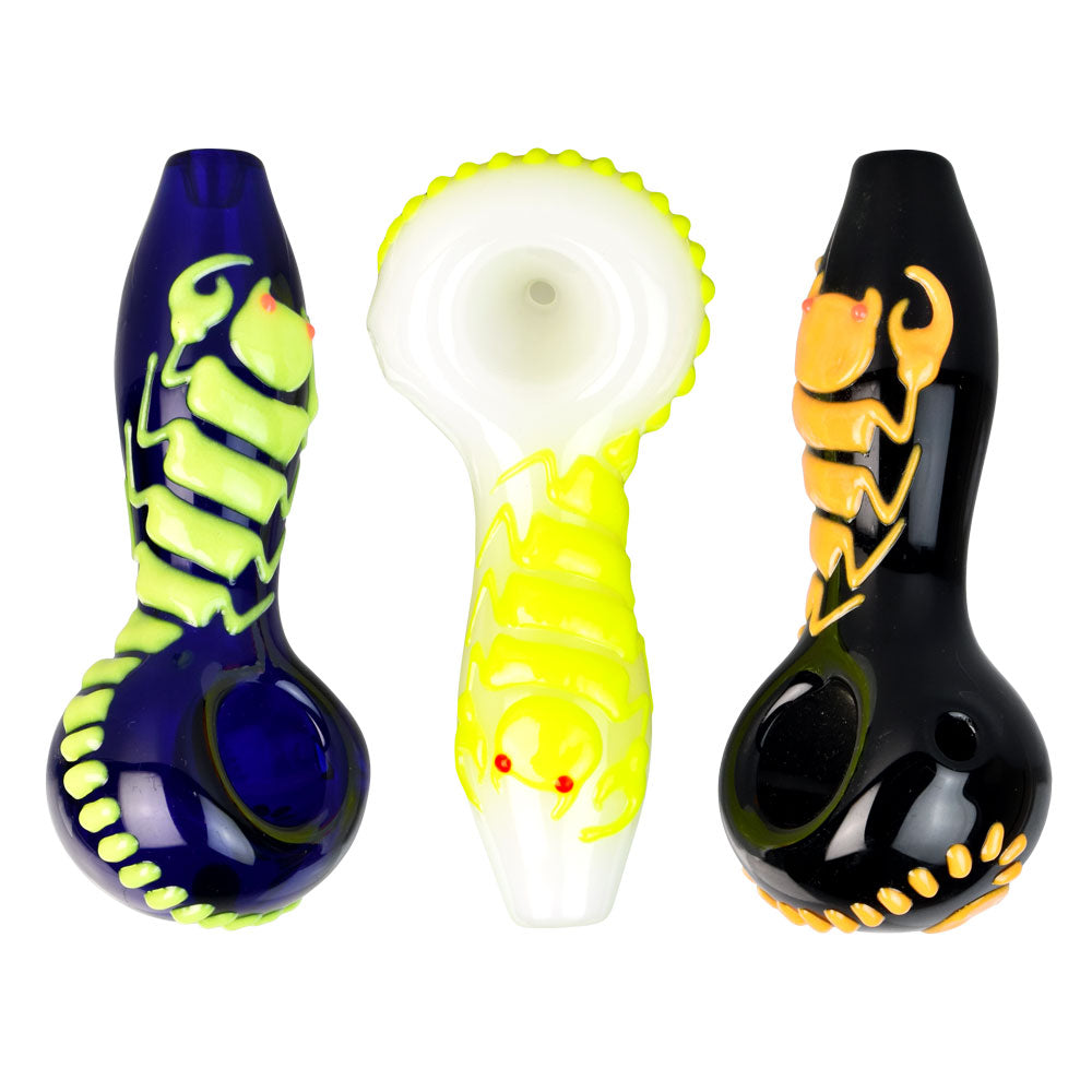 Scorpion Glow In The Dark Spoon Hand Pipe