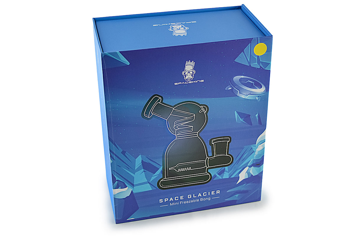 Space King Glass Space Glacier Freezable Bong
