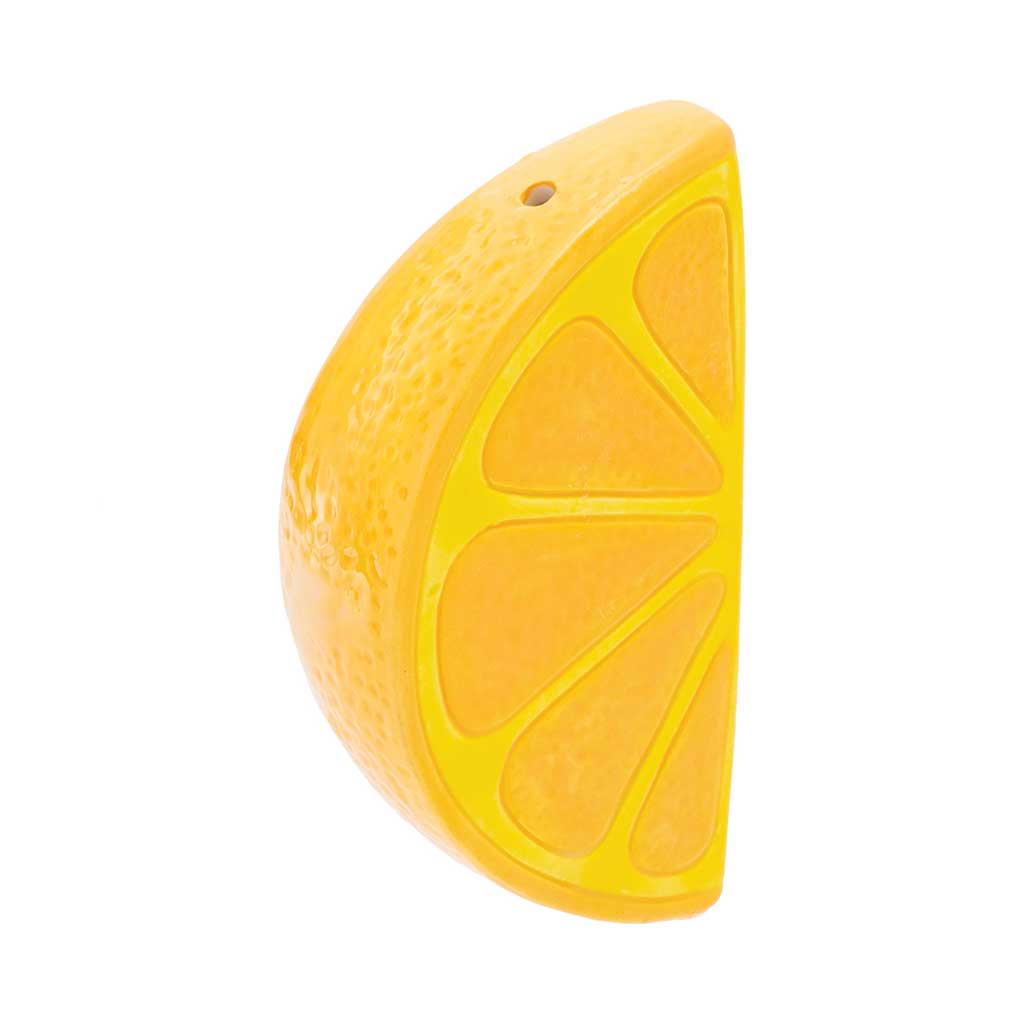 ORANGE SLICE CERAMIC HAND PIPE