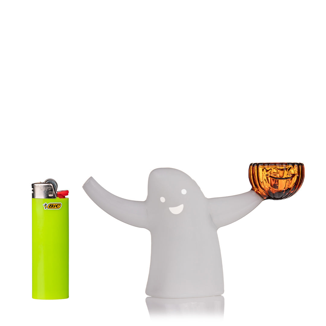 MJ Arsenal Ecto Glass Bubbler Halloween Limited Edition Glow In The Dark