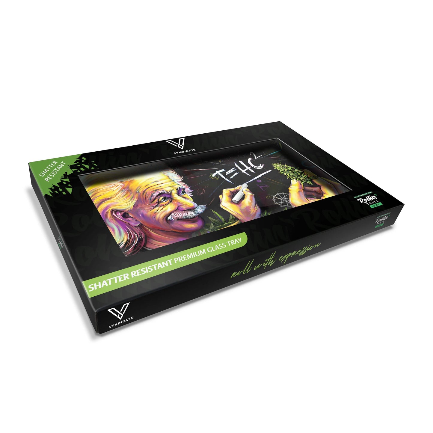 T=HC2 Higher Education Glass Rollin' Tray 2 Size Options
