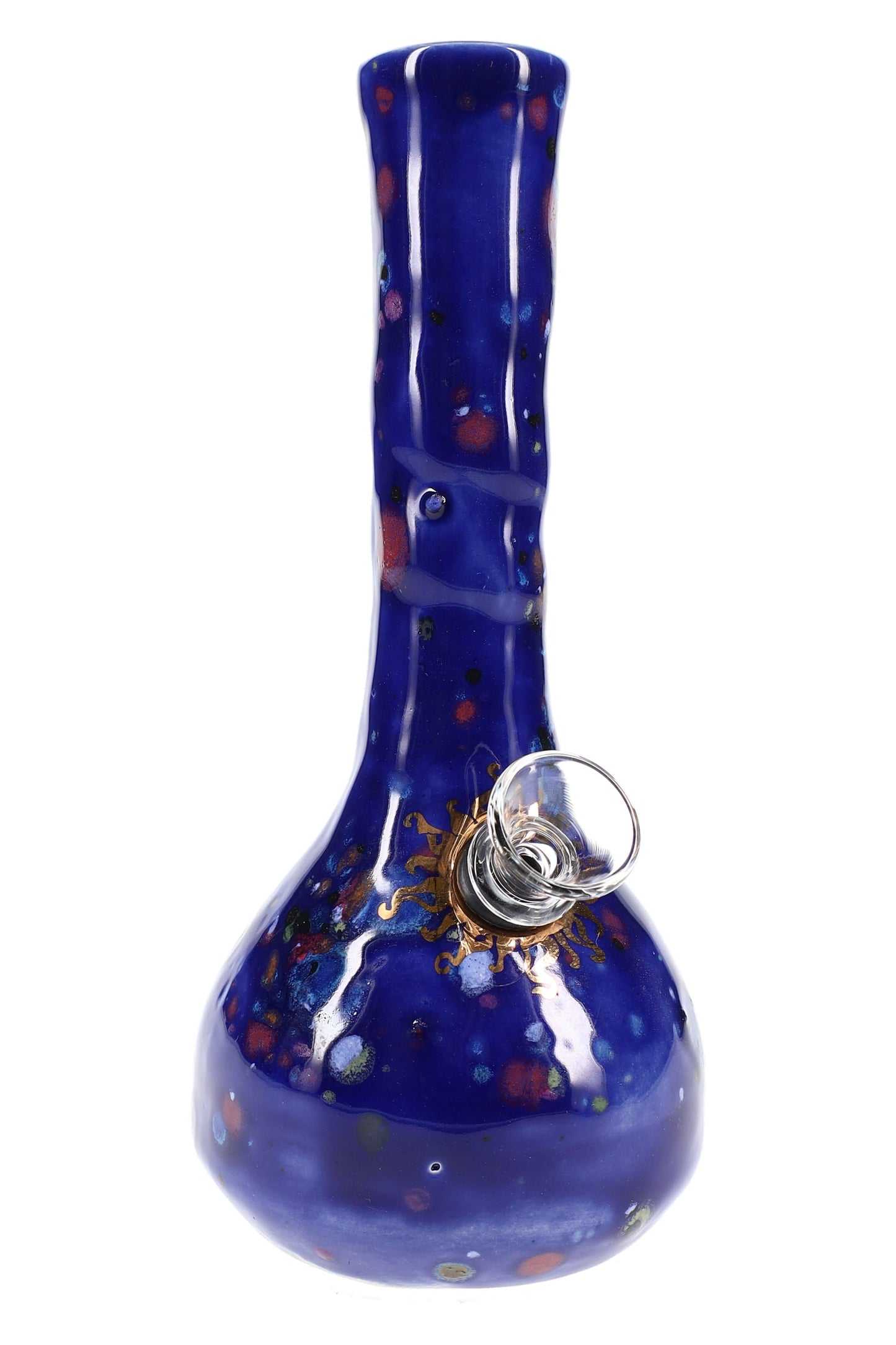 Ancient Creations 6″ Crystal Burst Ceramic Bong