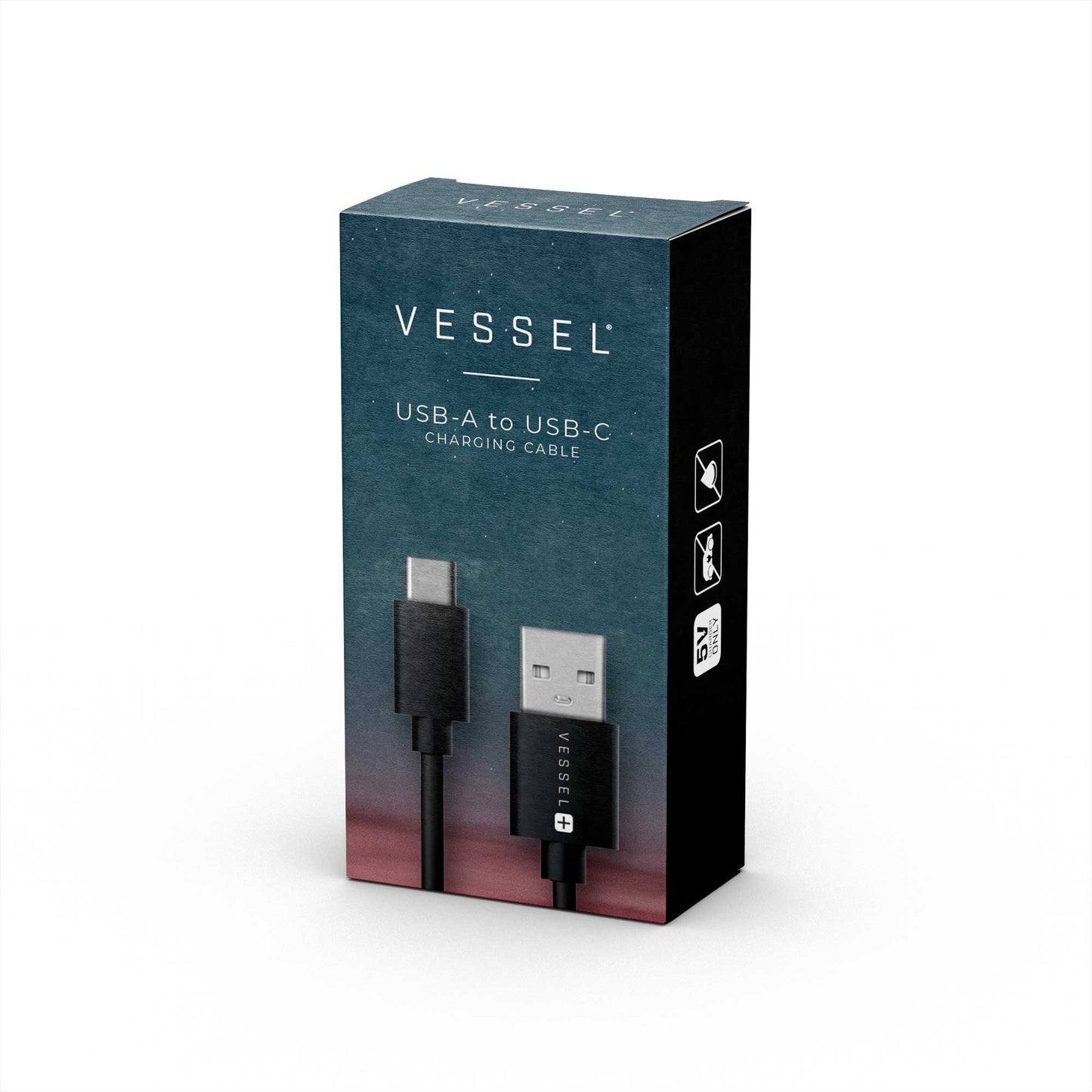 Vessel USB-A to USB-C Charging Cable - 1m