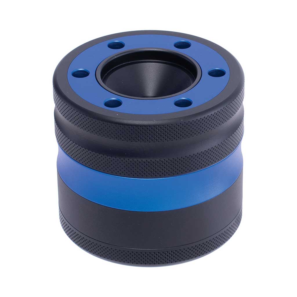 ALUMINIUM GRINDER W/ CONE HOLDER & FUNNEL MULTIPLE COLORS