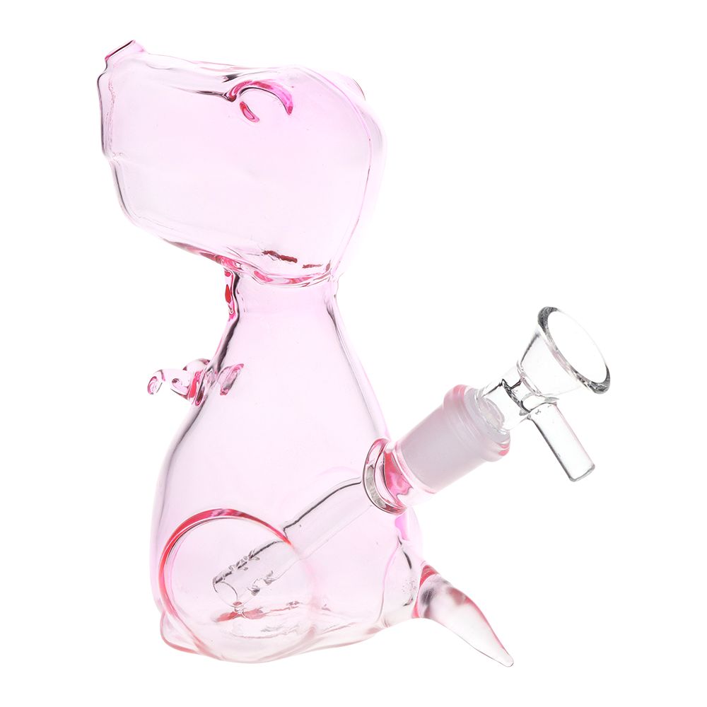 T-Rexxin On Em Glass Water Pipe - 5.75" / 14mm F / Colors Vary