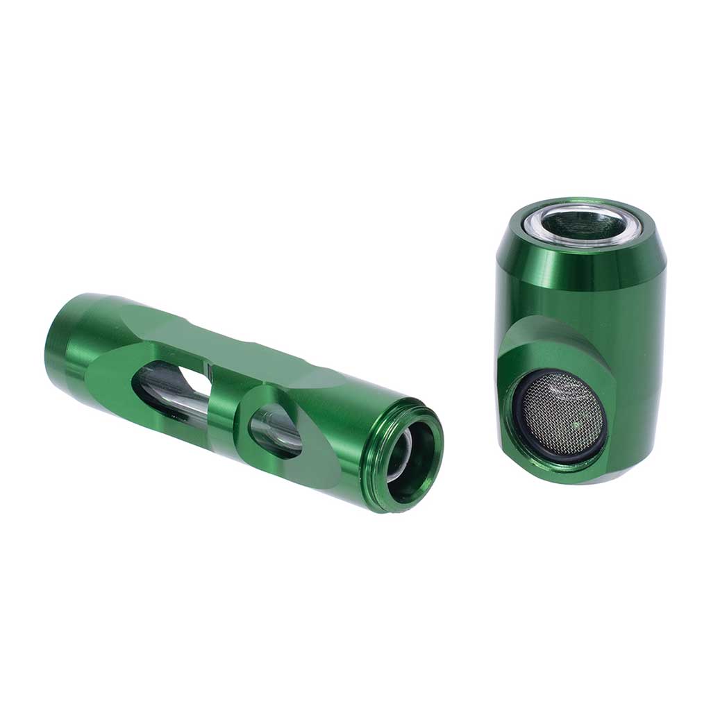 ALUMINUM GLASS SMOKING PIPE MULTIPLE COLORS