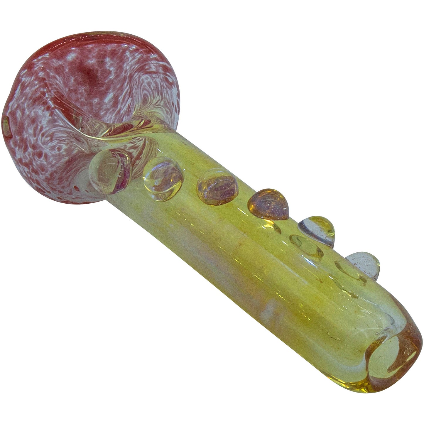 LA Pipes "Razorback" Silver Fumed Mini Spoon 4 Color Options
