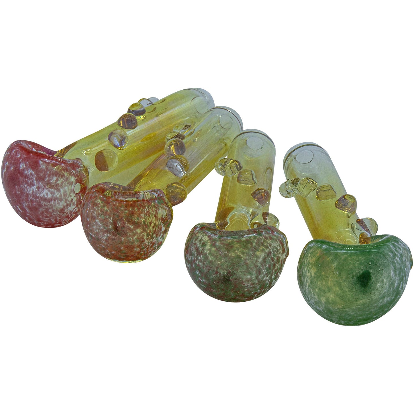 LA Pipes "Razorback" Silver Fumed Mini Spoon 4 Color Options