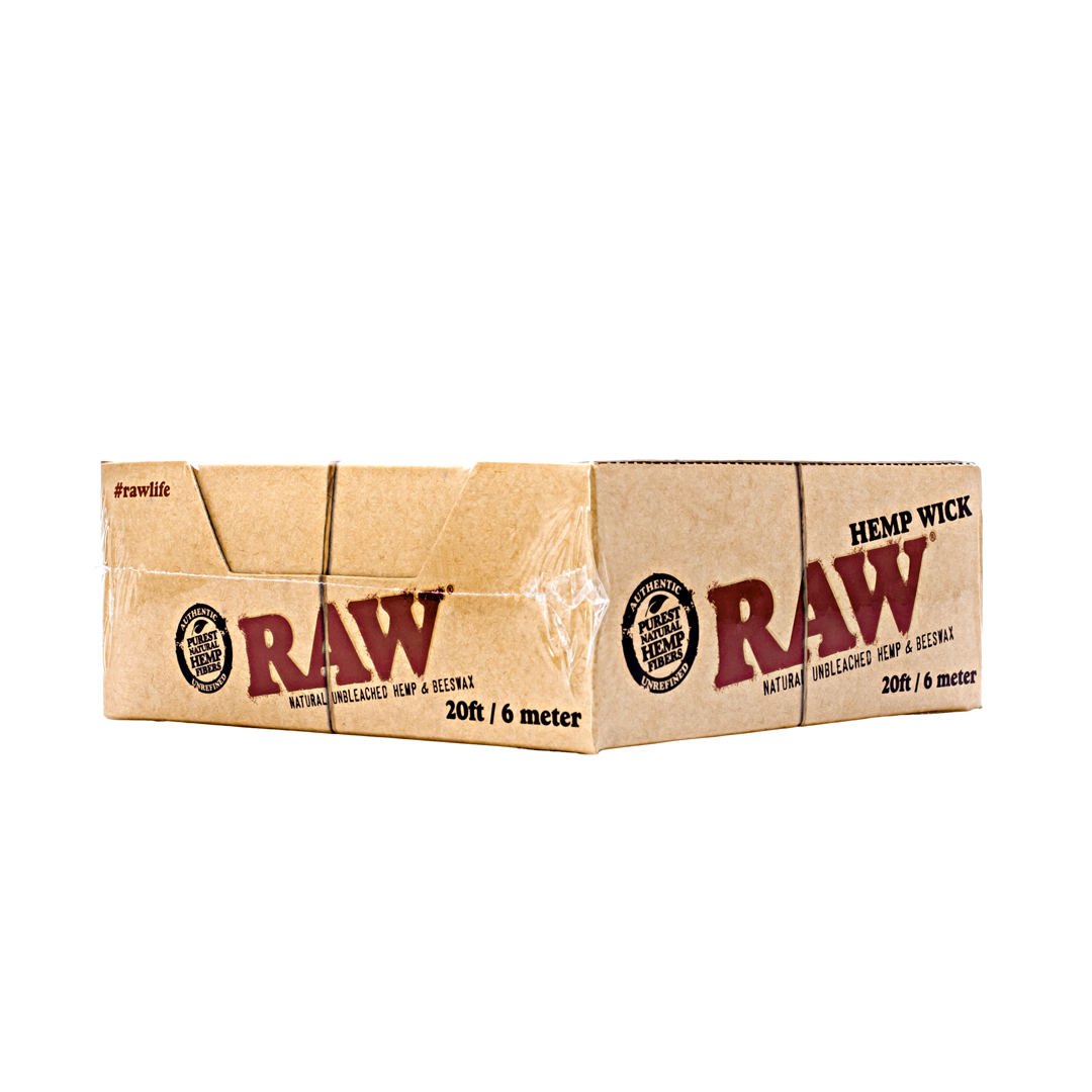 RAW Hemp Wick 4 Size Options