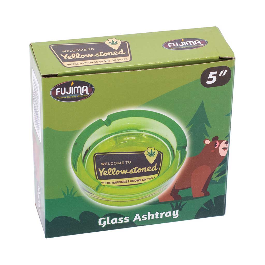 FUJIMA MEDIUM GLASS ASHTRAY MULTIPLE STYLES
