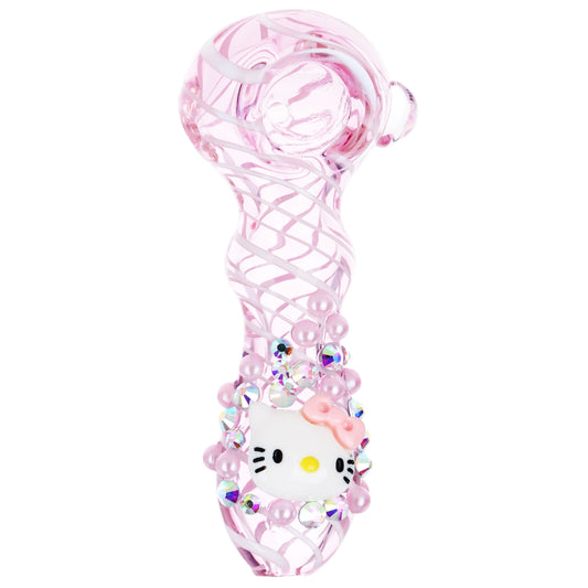 Hello Kitty Glass Spoon Pipe - 4