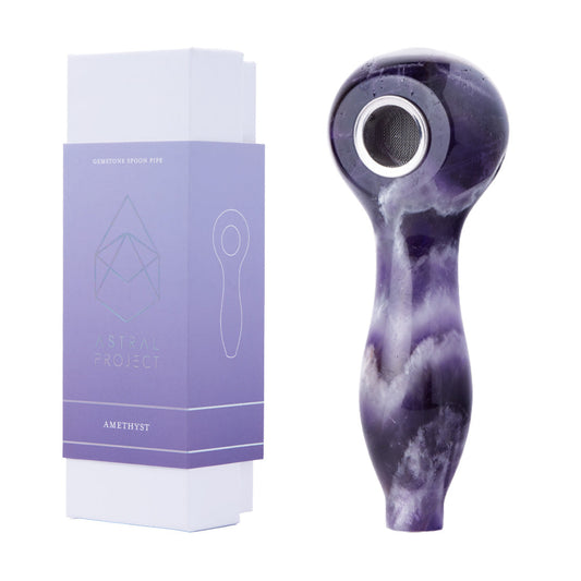 Astral Gemstone Spoon Pipes 11 Color Options