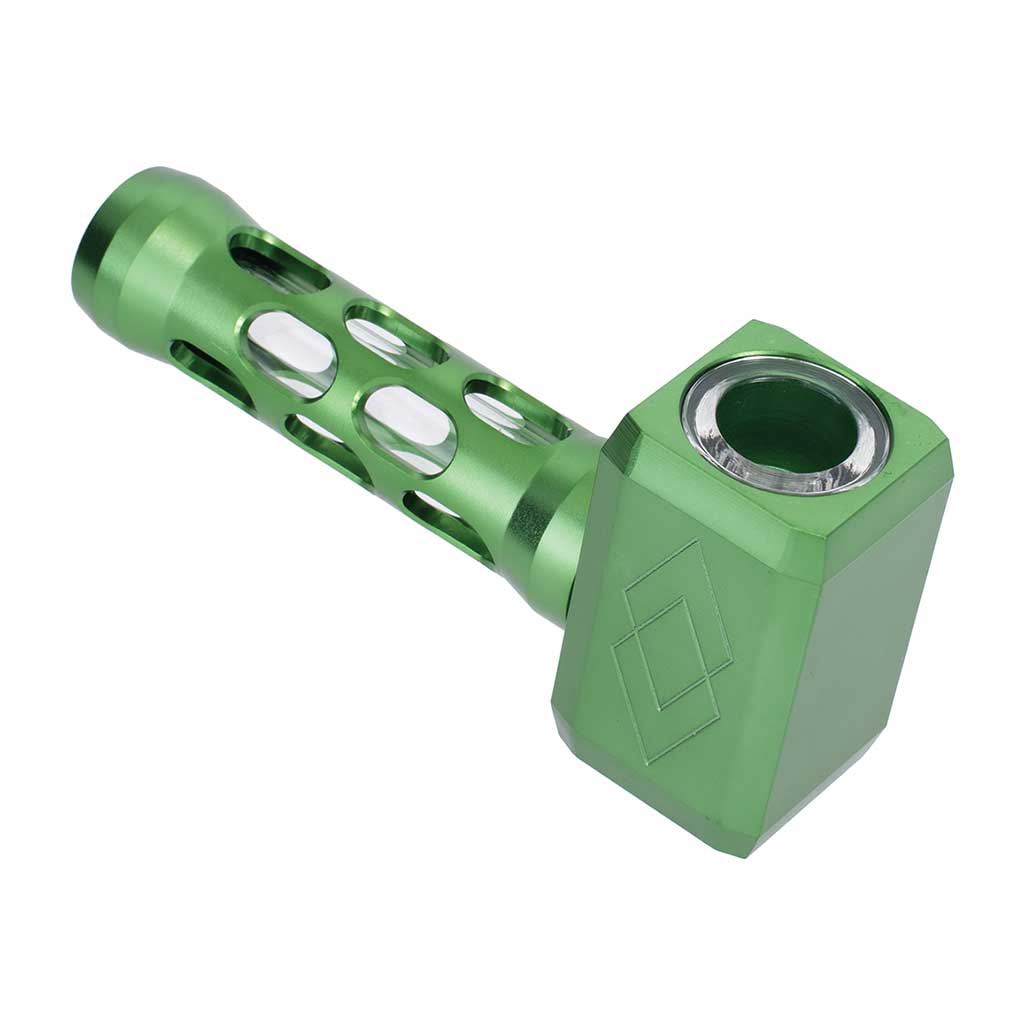 HAMMER ALUMINIUM GLASS PIPE MULTIPLE COLORS
