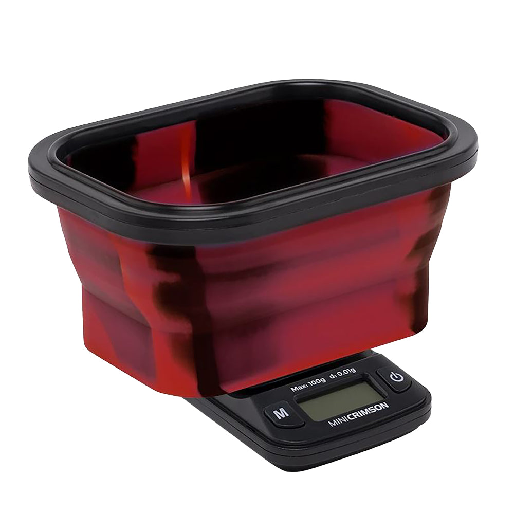 Truweigh Mini Crimson Collapsible Bowl Scale - 4 Color & 3 Weight Options
