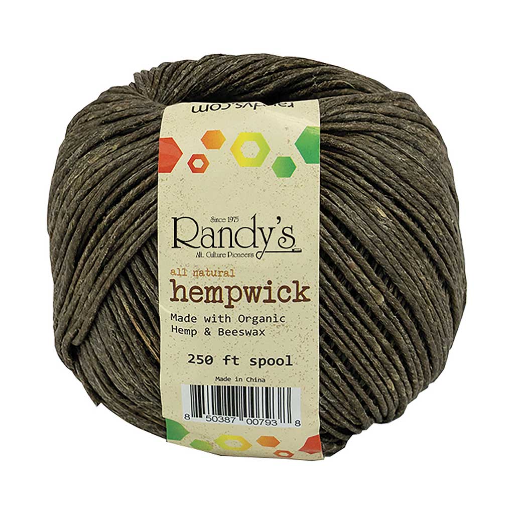 Randy's Hemp Wick Three Sizes Available