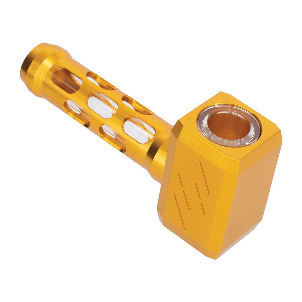 HAMMER ALUMINIUM GLASS PIPE MULTIPLE COLORS