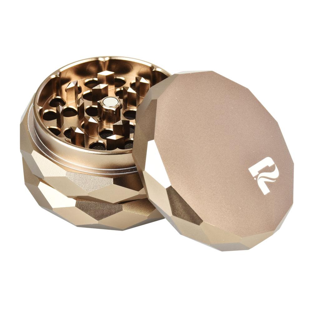 Pulsar Diamond Faceted Aluminum Herb Grinder 5 Color Options