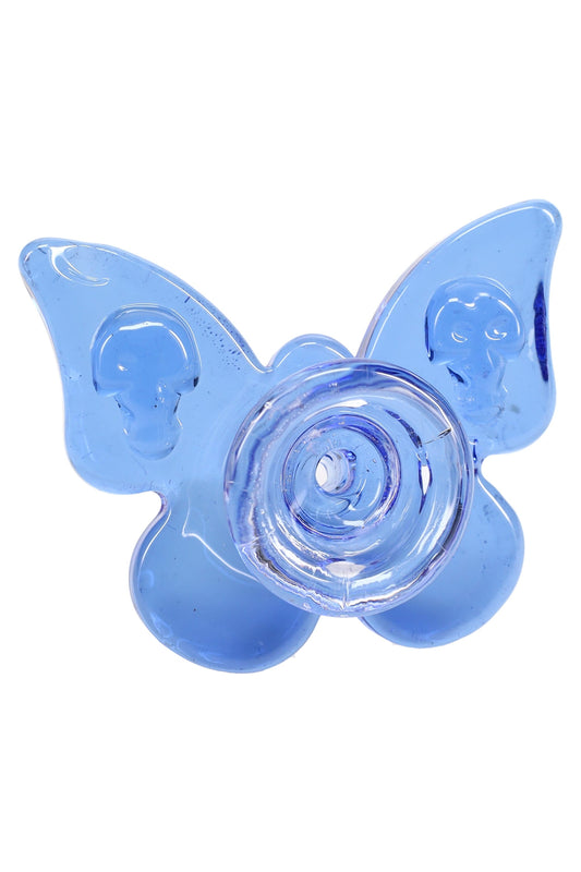 14.5 mm Male Butterfly Glass Bowl “Wingtip” – 5 Color Options