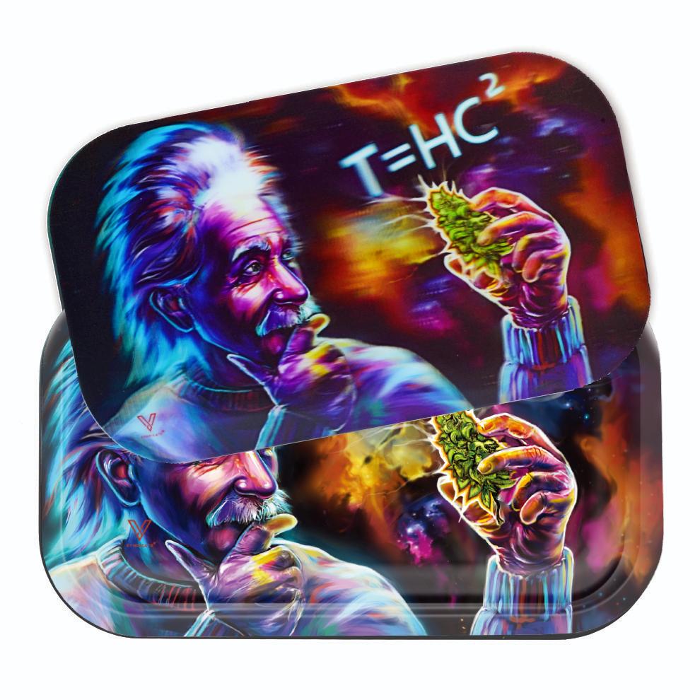 T=HC2 Einstein Black Hole Rollin Tray With Magnetic Lid 2 Size Options