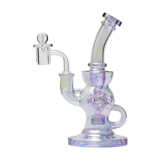 Human Grade 8.5" Swiss Incycler Glass Rig Recycler Water Pipe