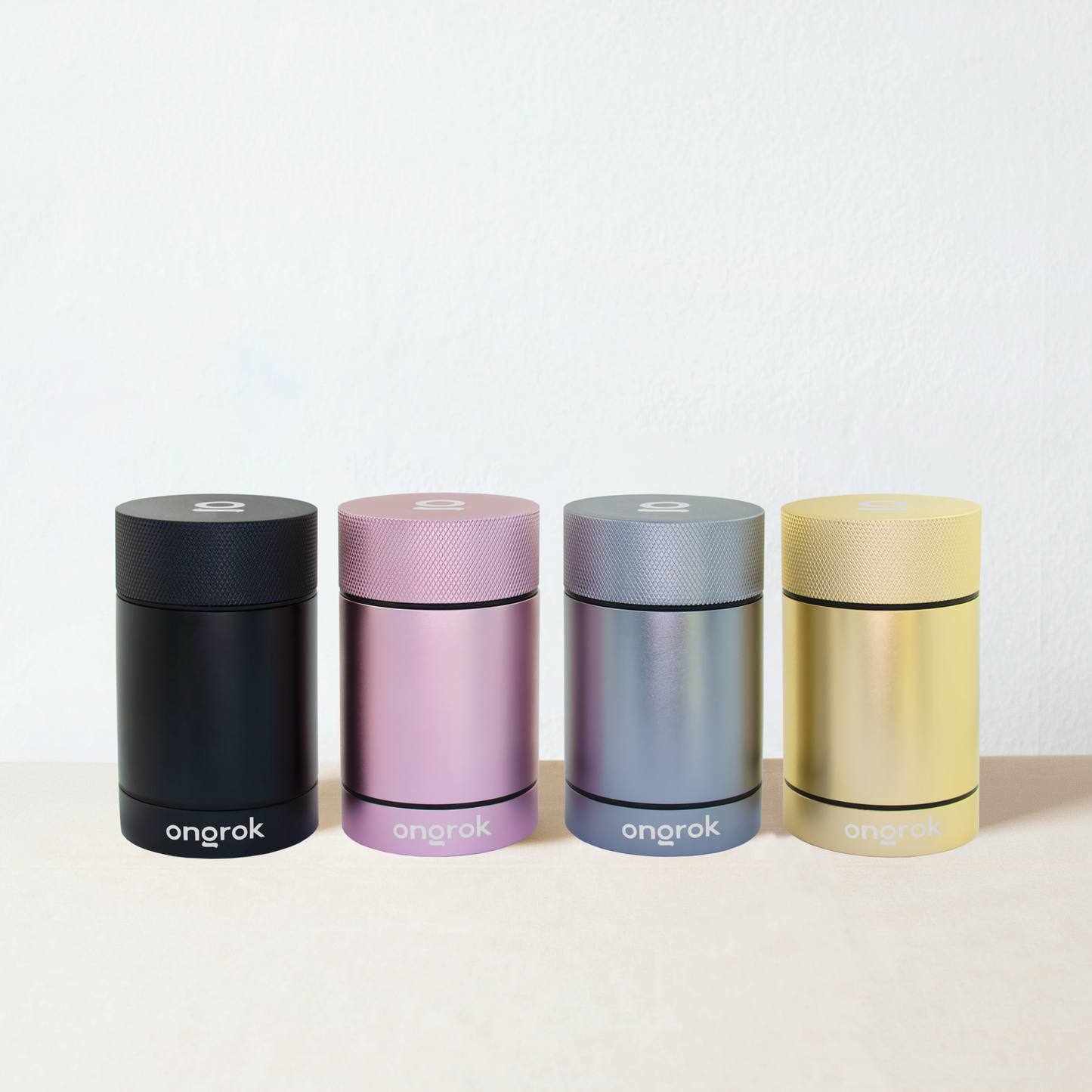 Ongrok Aluminum Metal Storage Jar 5 Color Options