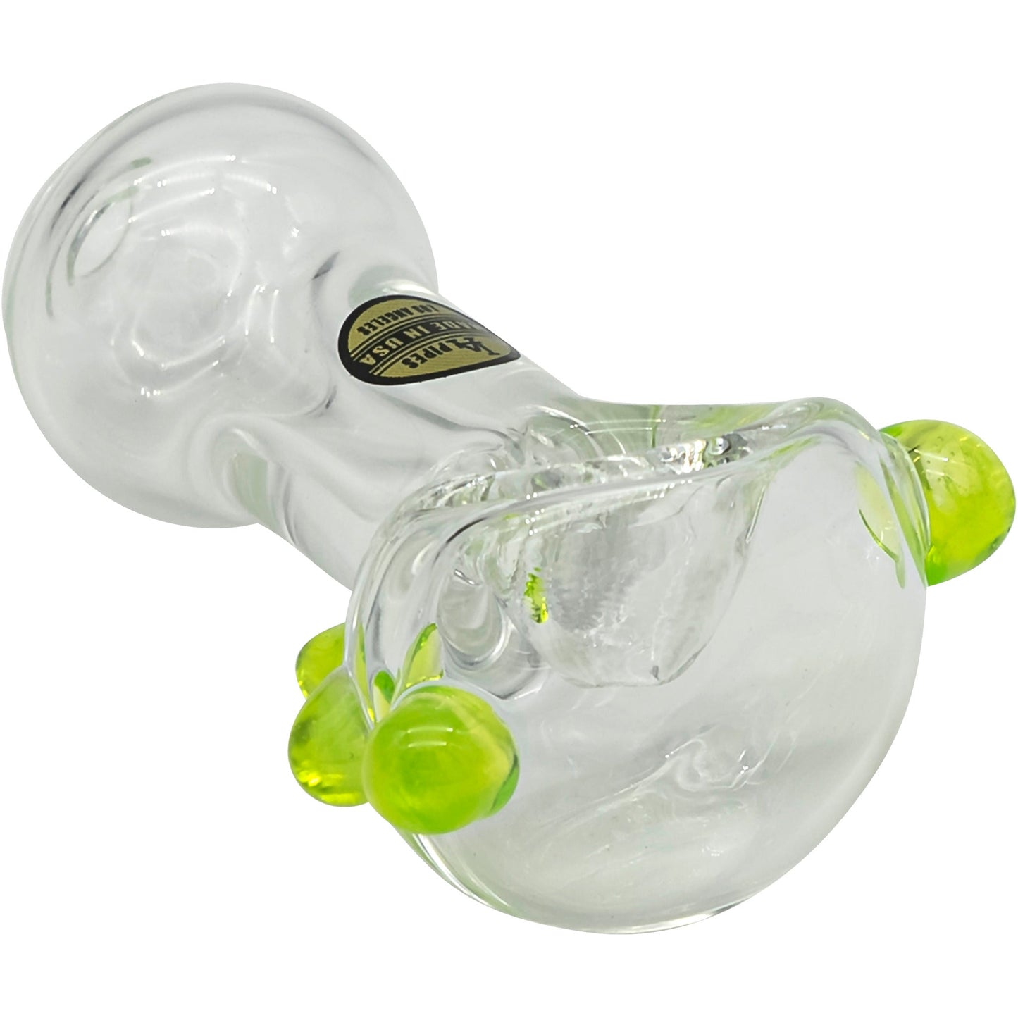 LA Pipes Thick Glass Spoon Pipe 4 Color Options