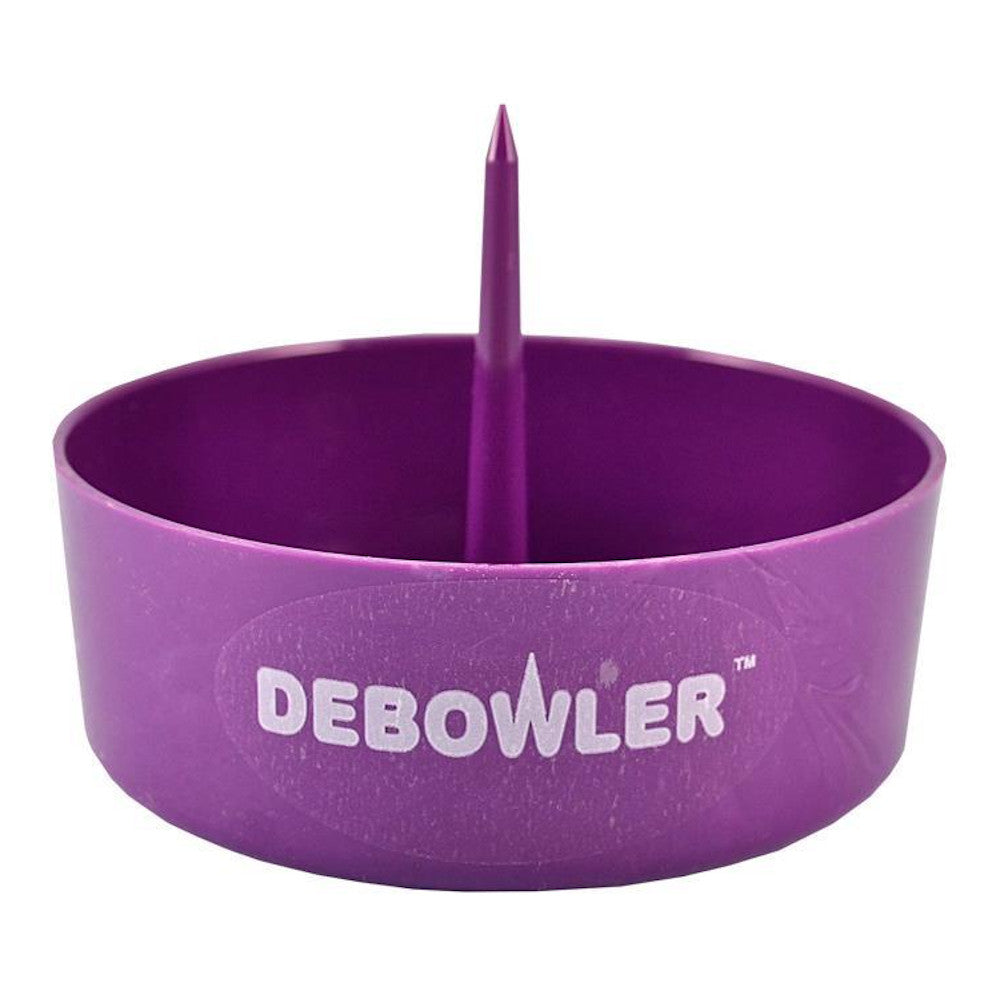Debowler Ashtray w/ Cleaning Spike | 4 Inch 4 Color Options