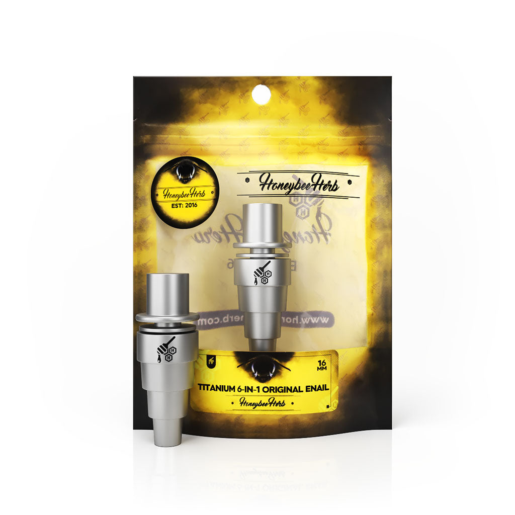TITANIUM 6 IN 1 ORIGINAL ENAIL DAB NAIL 2 Sizes &  2 Color Options