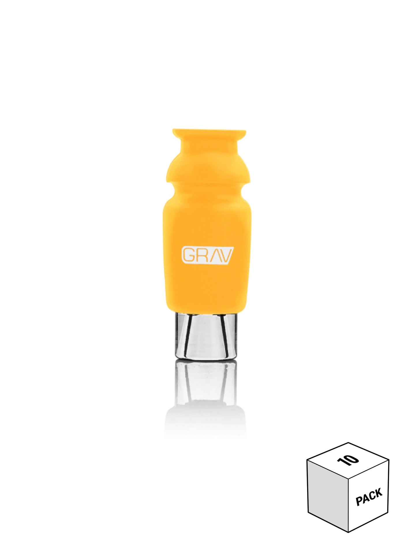 GRAV® Silicone-Capped Glass Crutch 10packs 8 Color Options