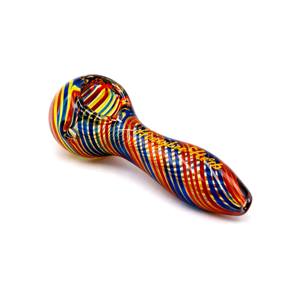INSIDE OUT LINEWORK SWIRL HAND PIPE SPOON 6 Color Options