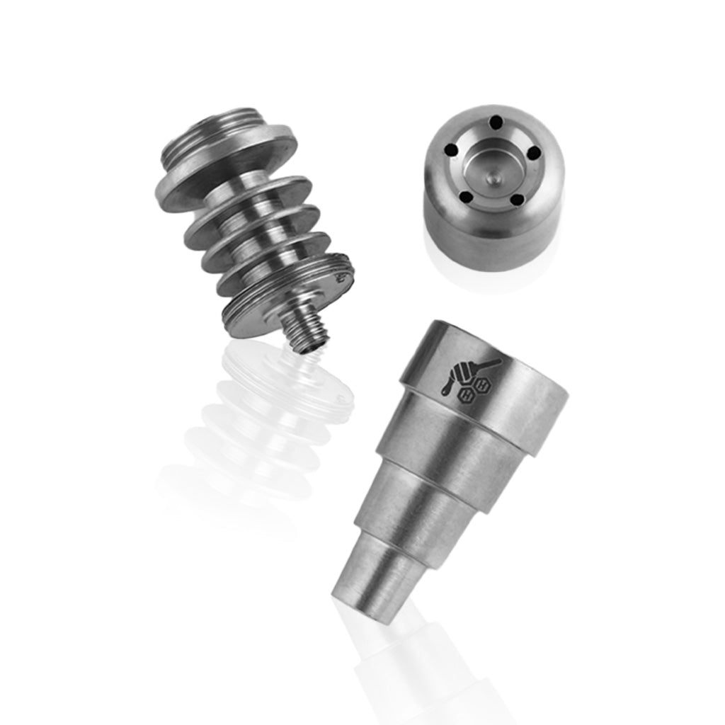 TITANIUM 6 IN 1 SKILLET ENAIL DAB NAIL 2 Sizes & 2 Color Options