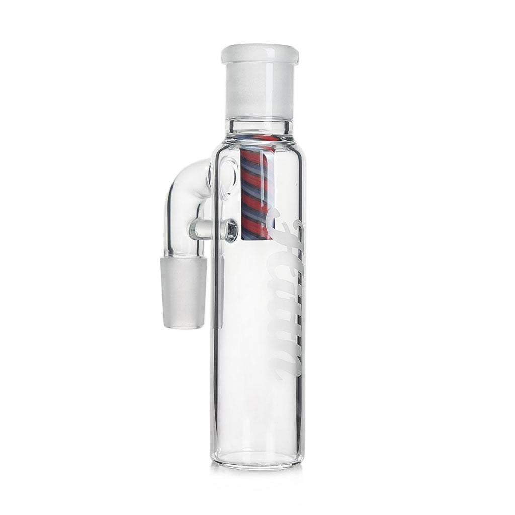 INLINE DROP DOWN ASH CATCHER WITH INTERNAL COLOR ROD DIFFUSER MULTIPLE COLORS AVAILABLE