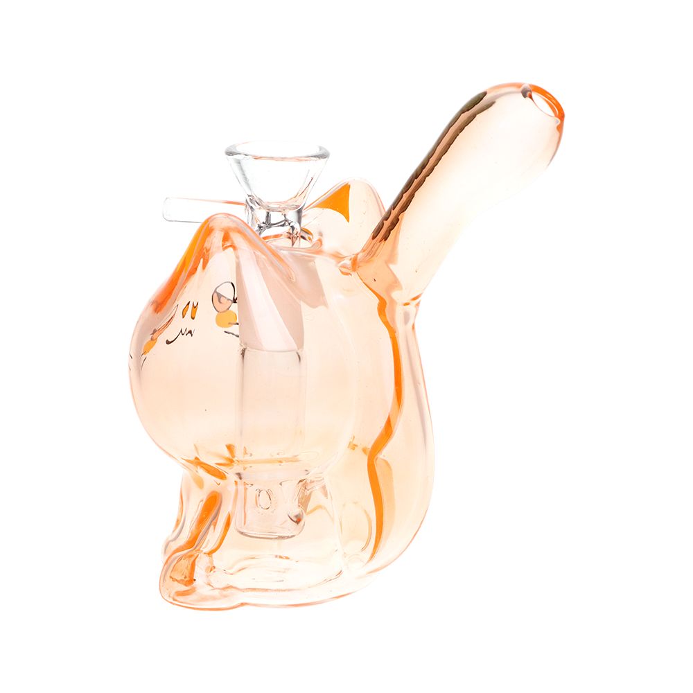SeshGear Kitty Cat Glass Water Pipe | 5.5" | 14mm F | Colors Vary