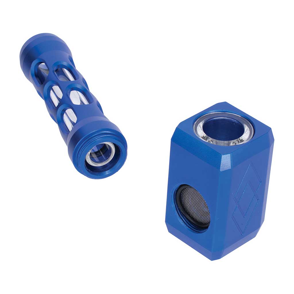 HAMMER ALUMINIUM GLASS PIPE MULTIPLE COLORS
