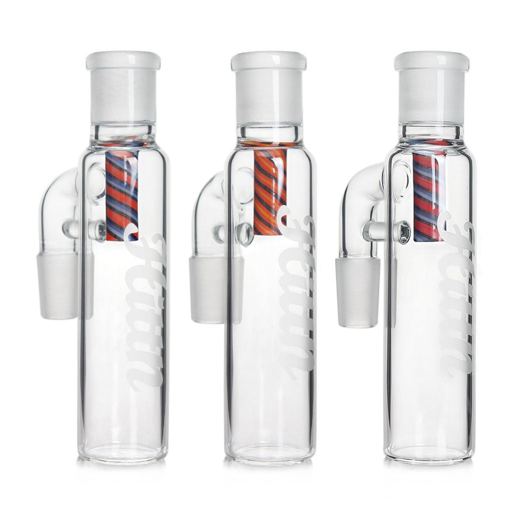 INLINE DROP DOWN ASH CATCHER WITH INTERNAL COLOR ROD DIFFUSER MULTIPLE COLORS AVAILABLE