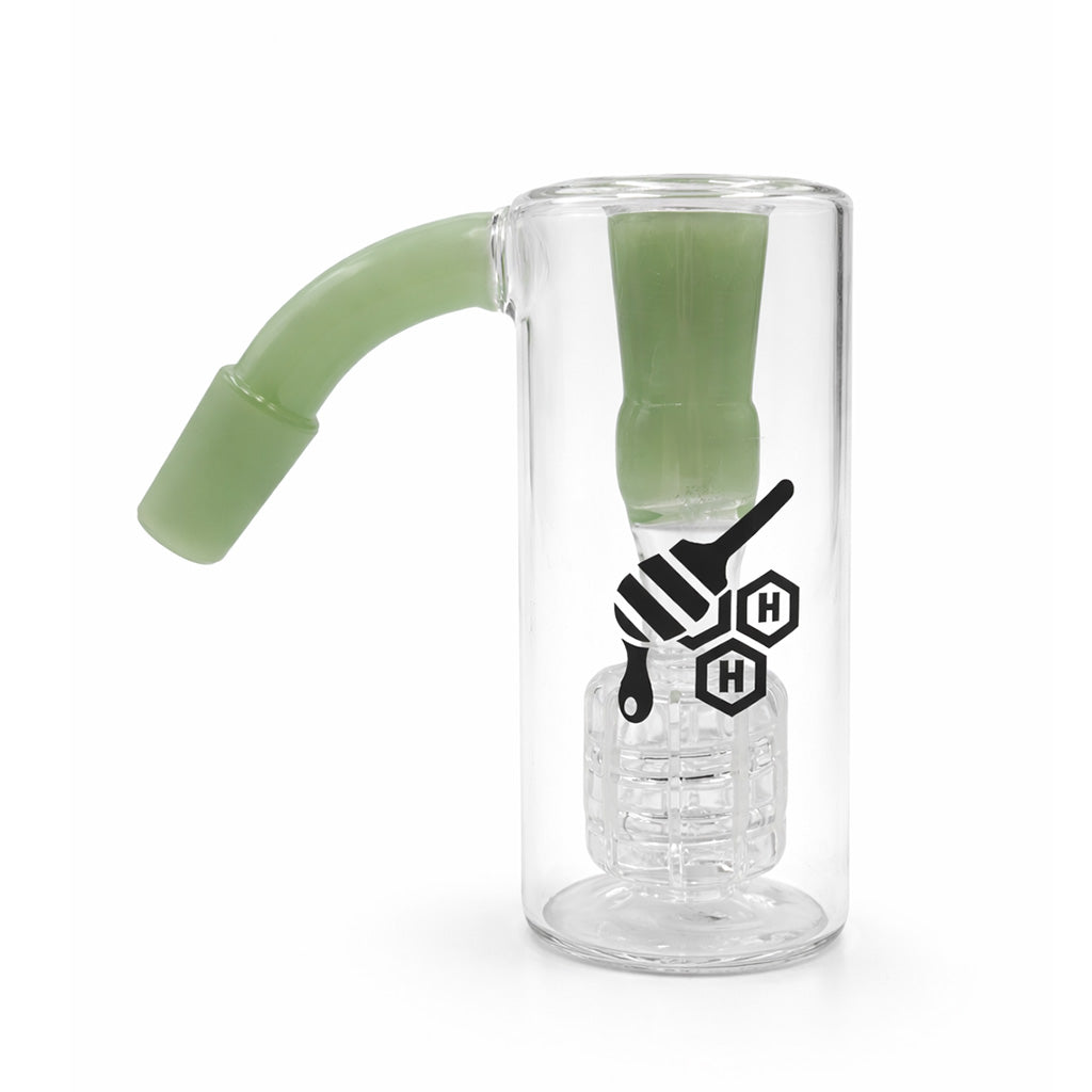 Honeybee Herb Straight Can Matrix Perc Ash Catcher - 5 Color Options