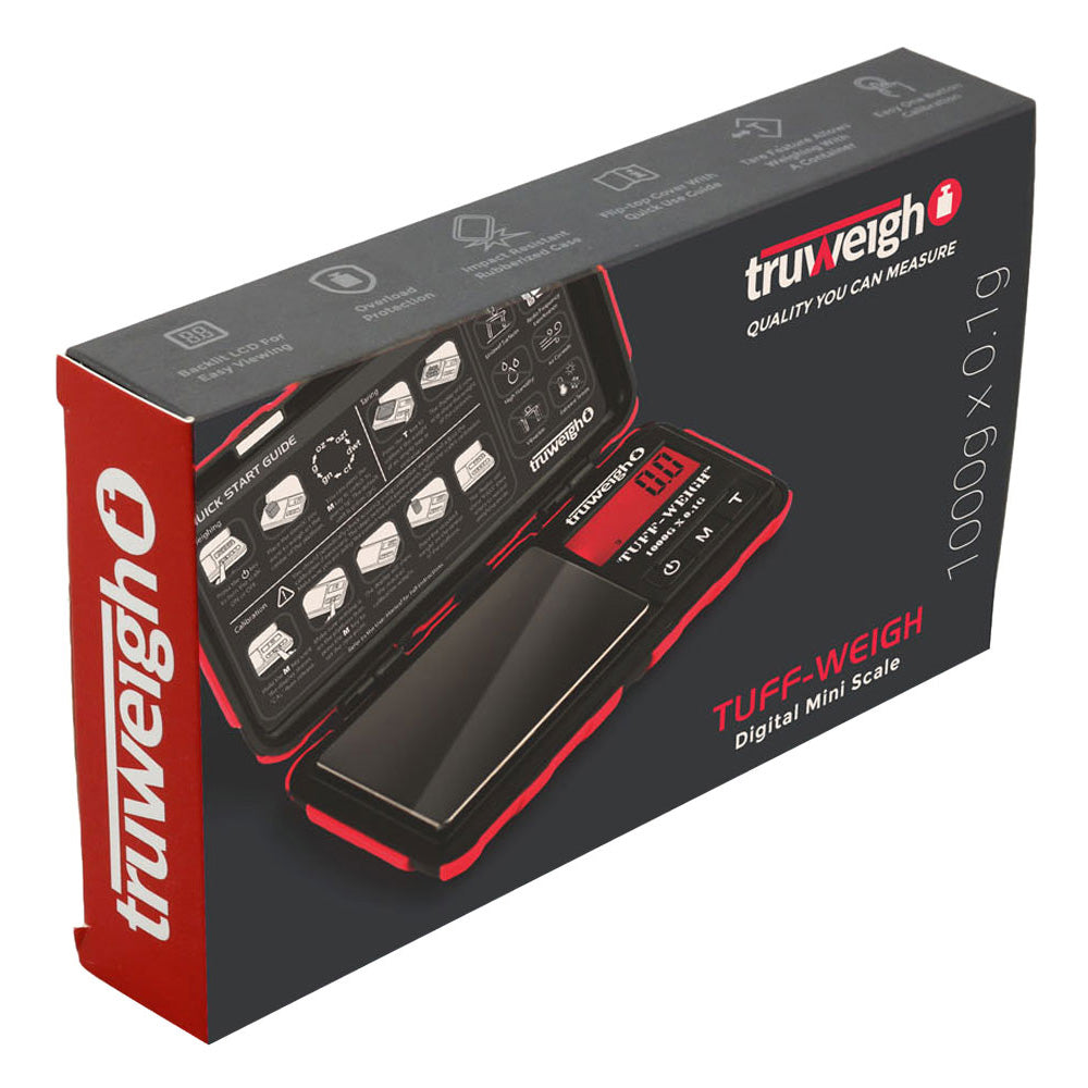 Truweigh Tuff-Weigh Mini Scale | 1000g x 0.1g 2 Color Options