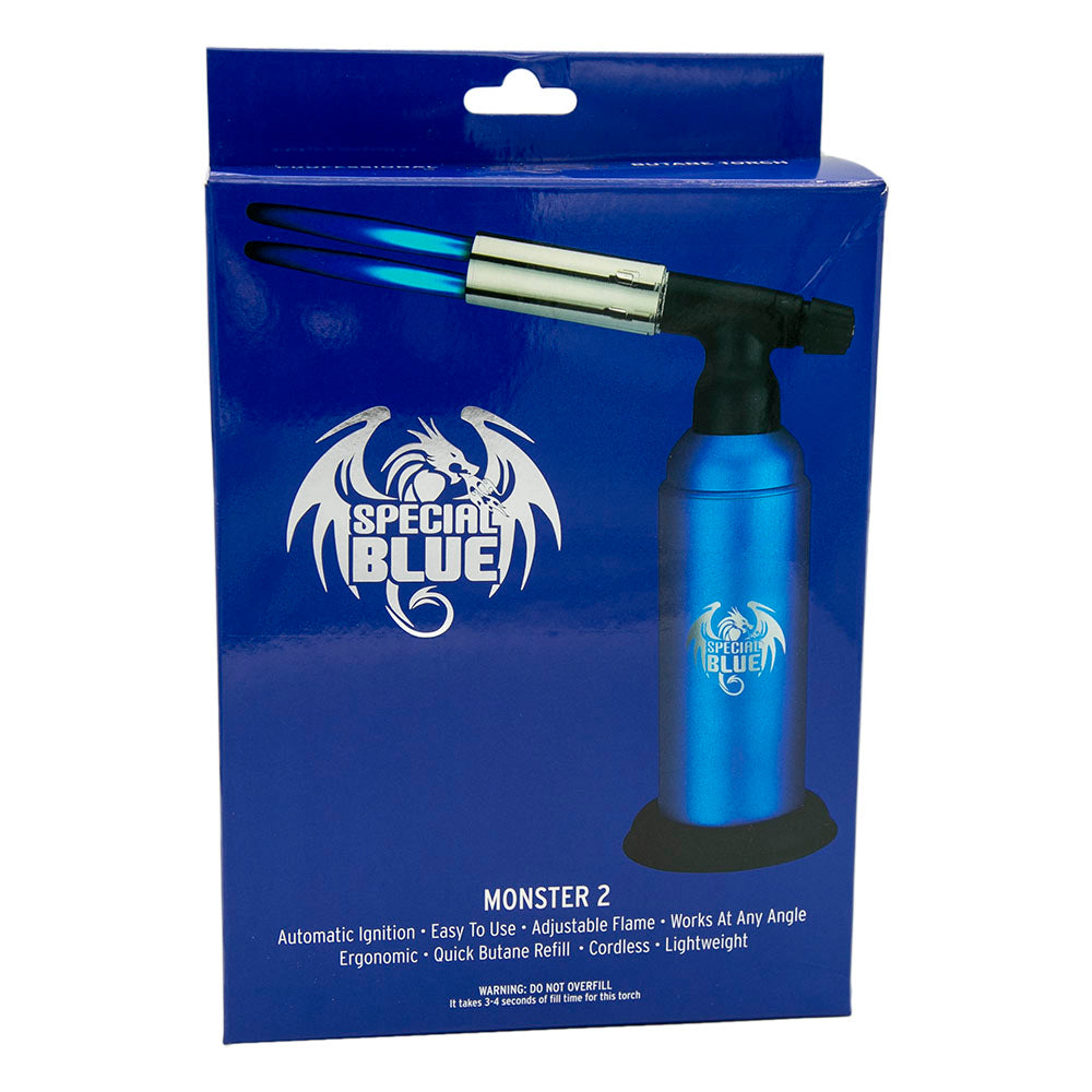 Special Blue Monster Pro 2 Torch Lighter | 8"  3 Color Options
