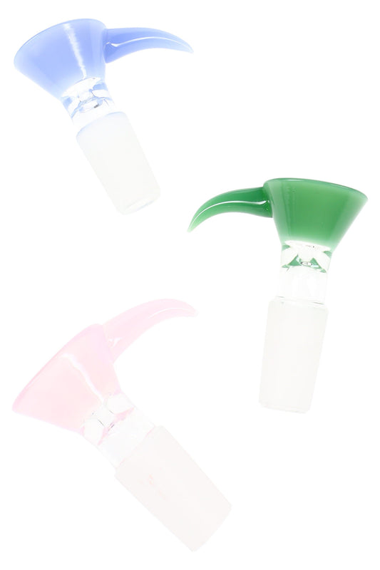 Colored Glass Bowl with Grip – 14.5 mm Male – Assorted 3 Different Designs