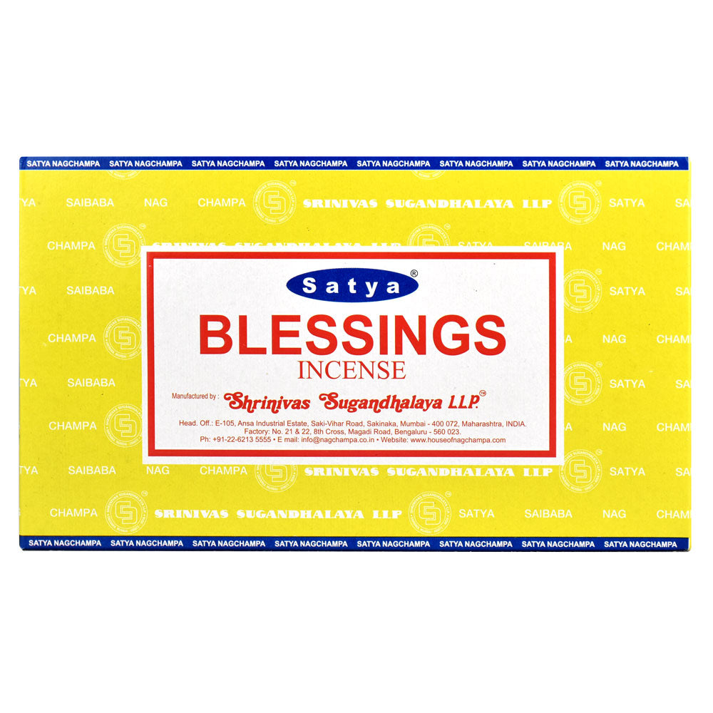 Satya 15g Incense Sticks | 12pk 19 Scent Options