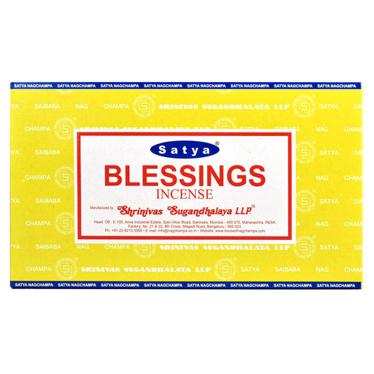 Satya 15g Incense Sticks | 12pk 19 Scent Options