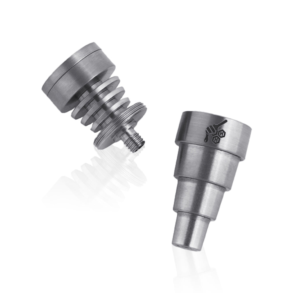 TITANIUM 6 IN 1 SKILLET DAB NAIL 2 Color Options