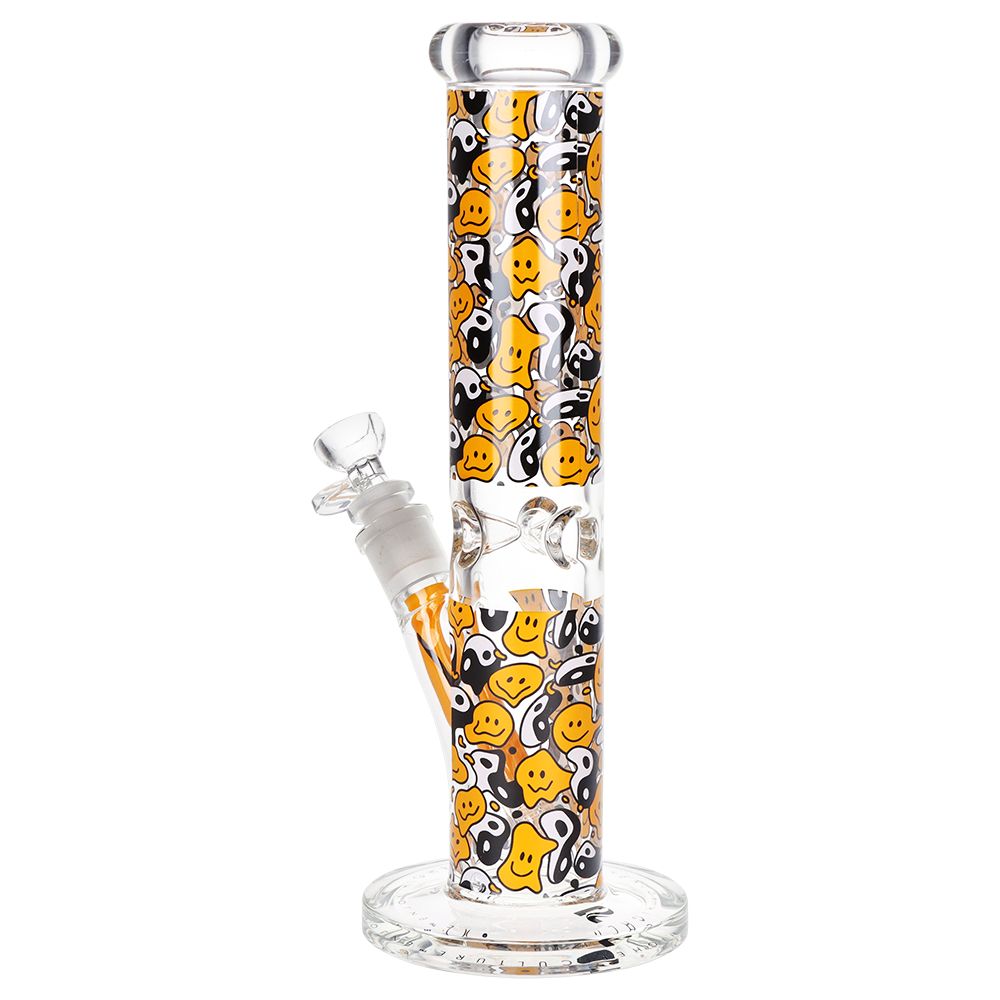 Pulsar Design Series Straight Tube Glass Water Pipe | 12" | 14mm F