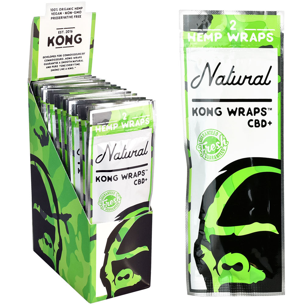 Kong Organic Hemp Wraps - 2pk 25pcs