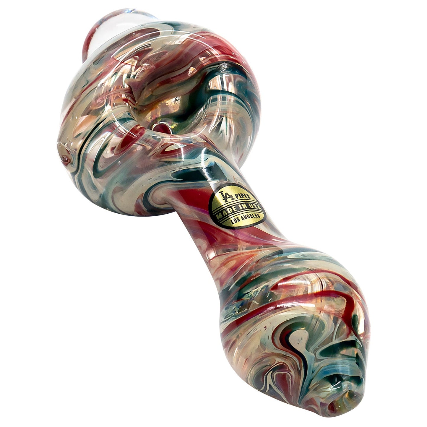 LA Pipes "Primordial Ooze" Glass Spoon Pipe 4 Color Options