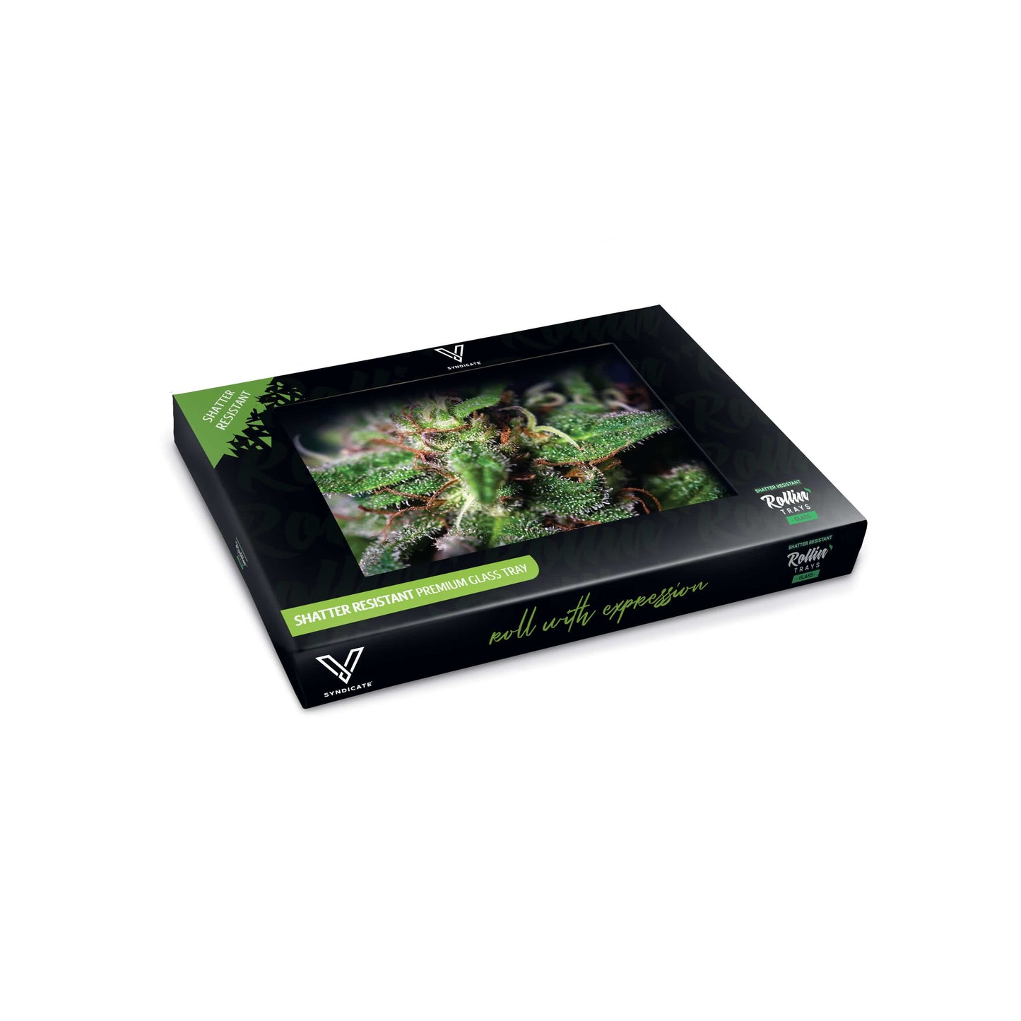 Blue Dream Glass Rollin' Tray 2 Size Options