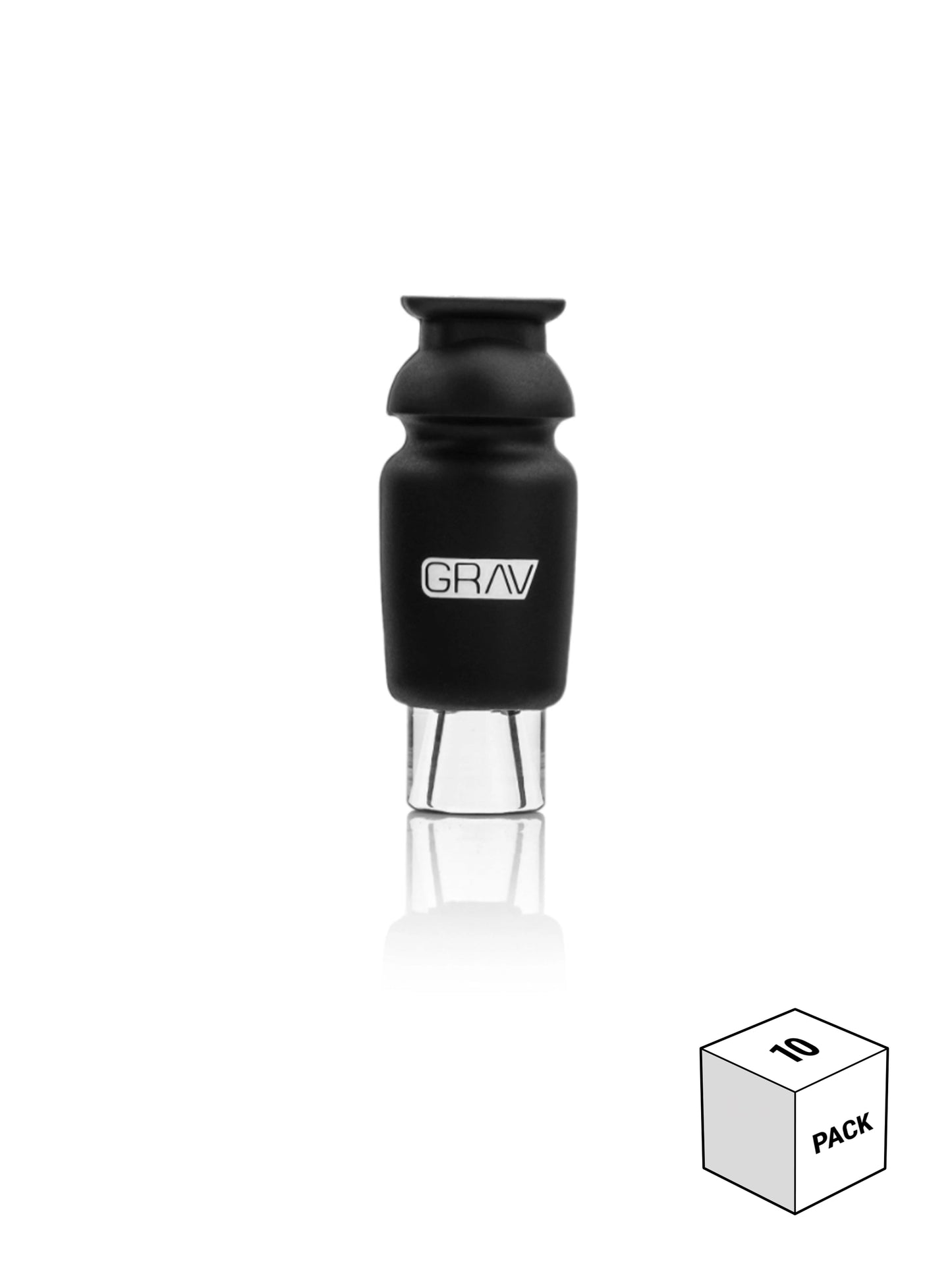 GRAV® Silicone-Capped Glass Crutch 10packs 8 Color Options