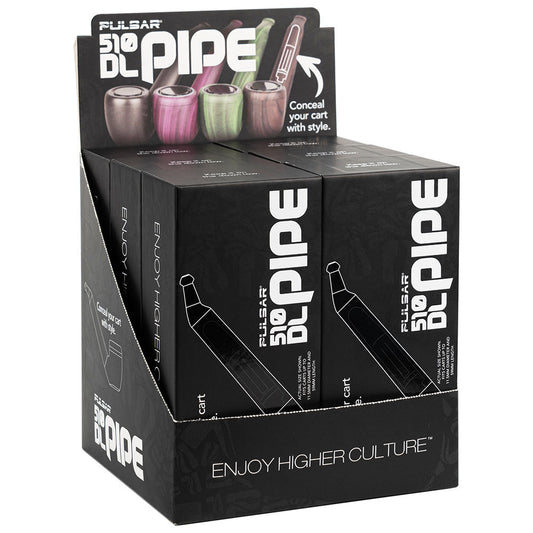 Pulsar 510 DL Pipe Variable Voltage Cartridge Vape 650mAh 12pc