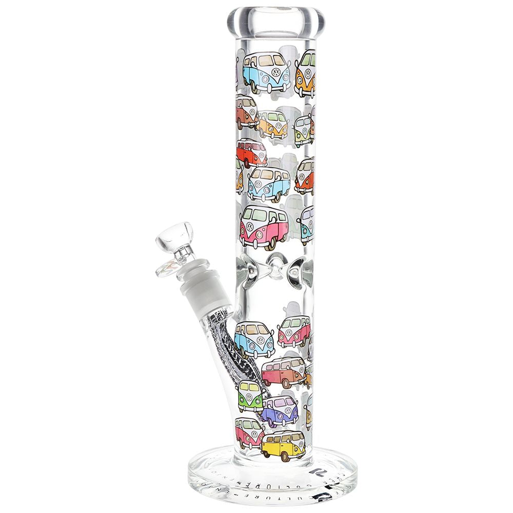 Pulsar Design Series Straight Tube Glass Water Pipe | 12" | 14mm F